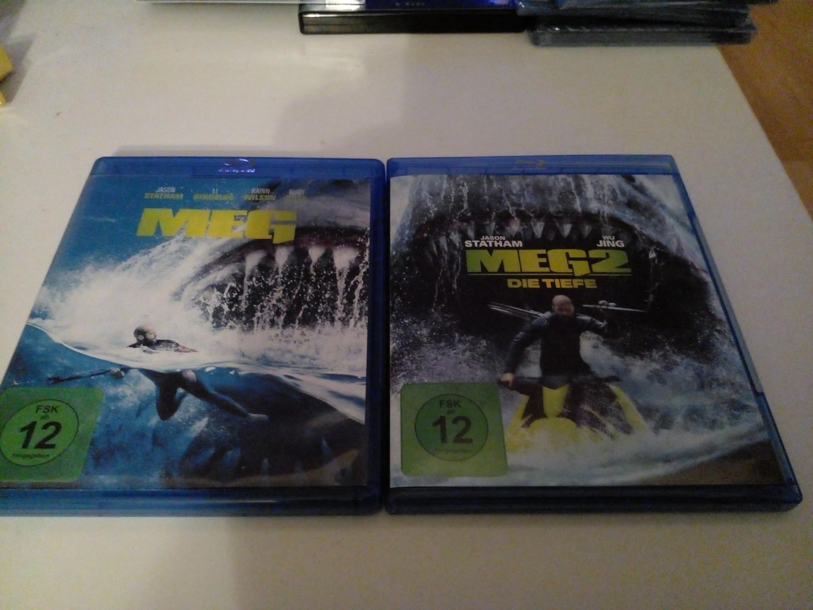 Meg 2 Die Tiefe [Bluray] Amazon.de Statham, Jason, Wu, Jing, Curtis, Cliff, Guillory, Sienna