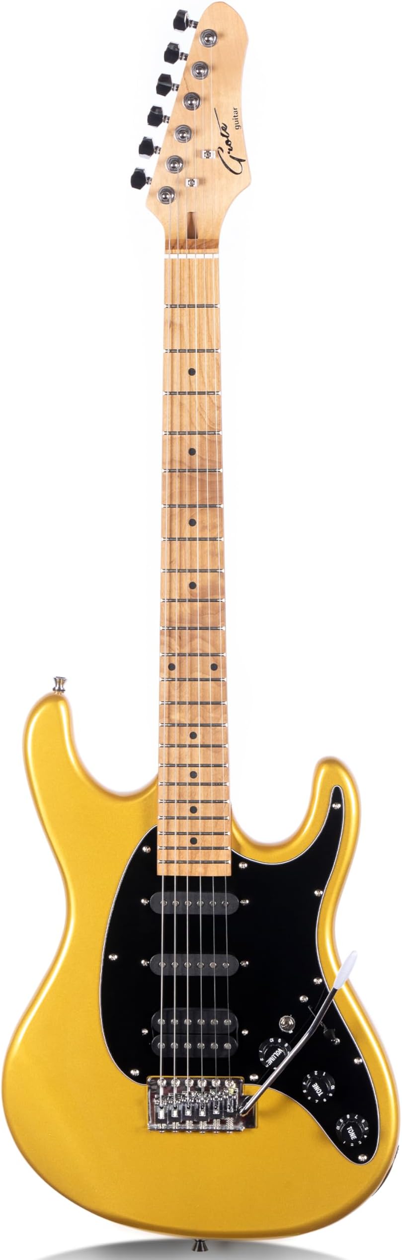 Grote Electric Solid Body Guitar Modern-GST For Beginners (Solar flare)