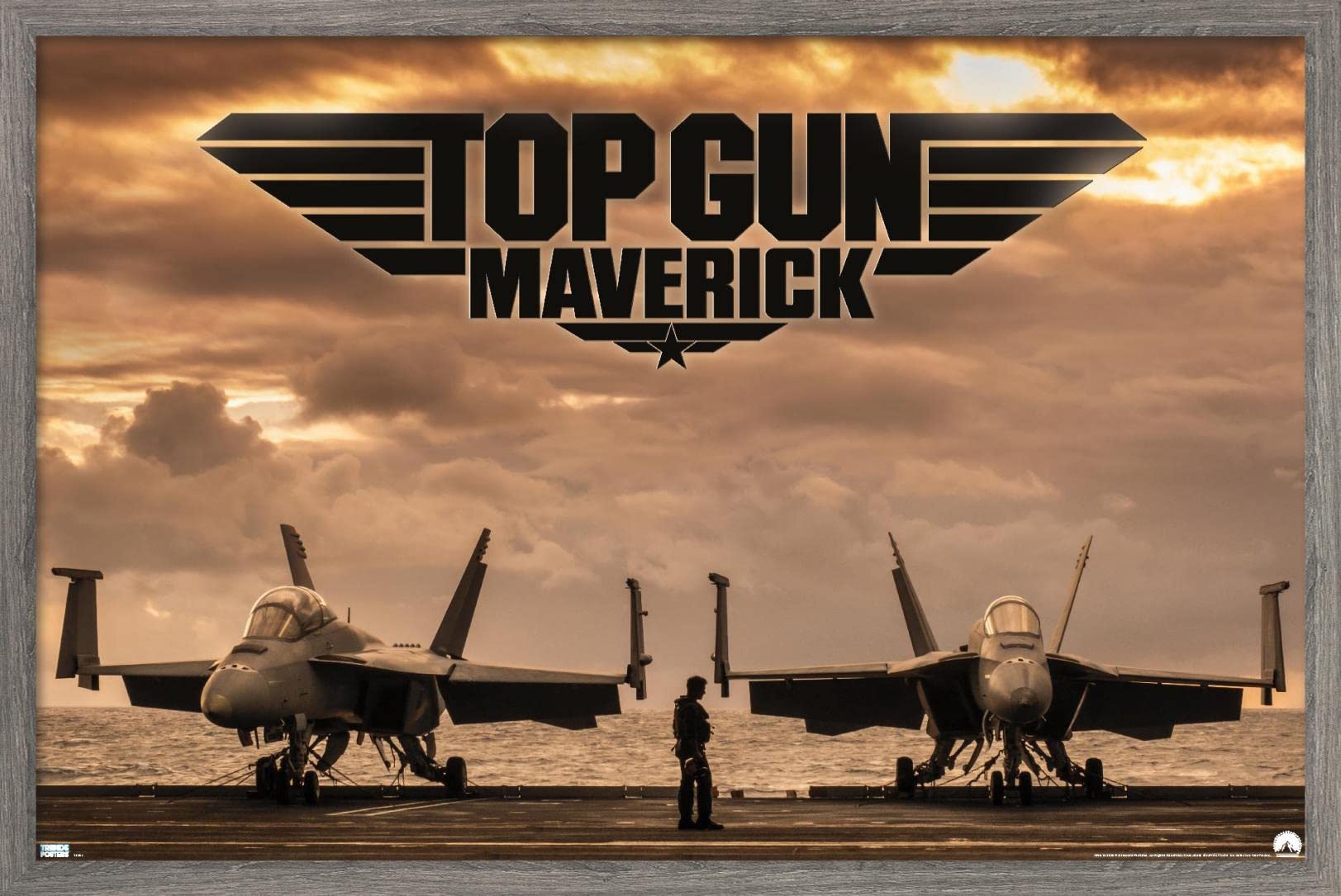 グラフィックアートパネル（TOP GUN MAVERICK） Amazon.com: Trends International Top Gun: Maverick - Deck Wall