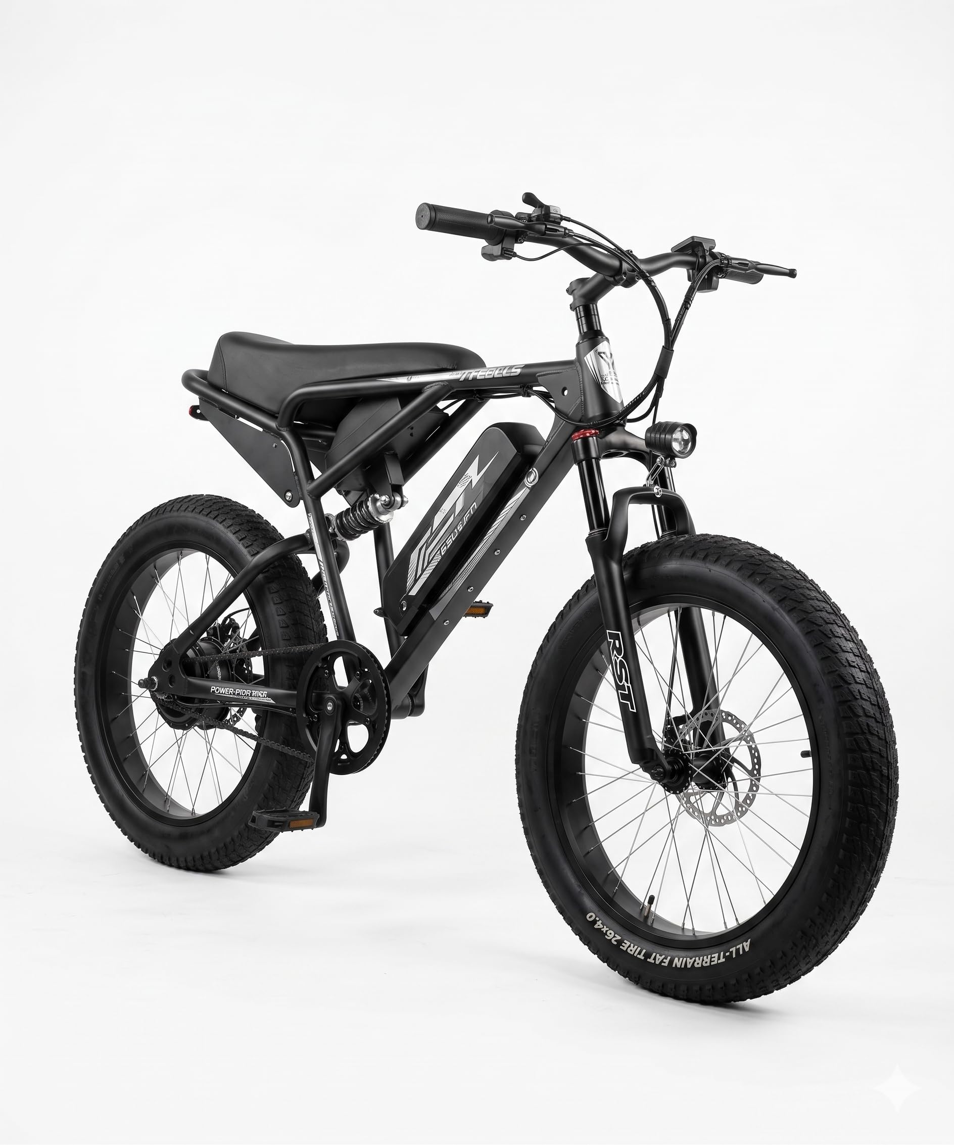 バイク E-BIKE Vigor ZX Electric Cycle with Dual Disc Brakes, 350w Hub Motor, 8.5