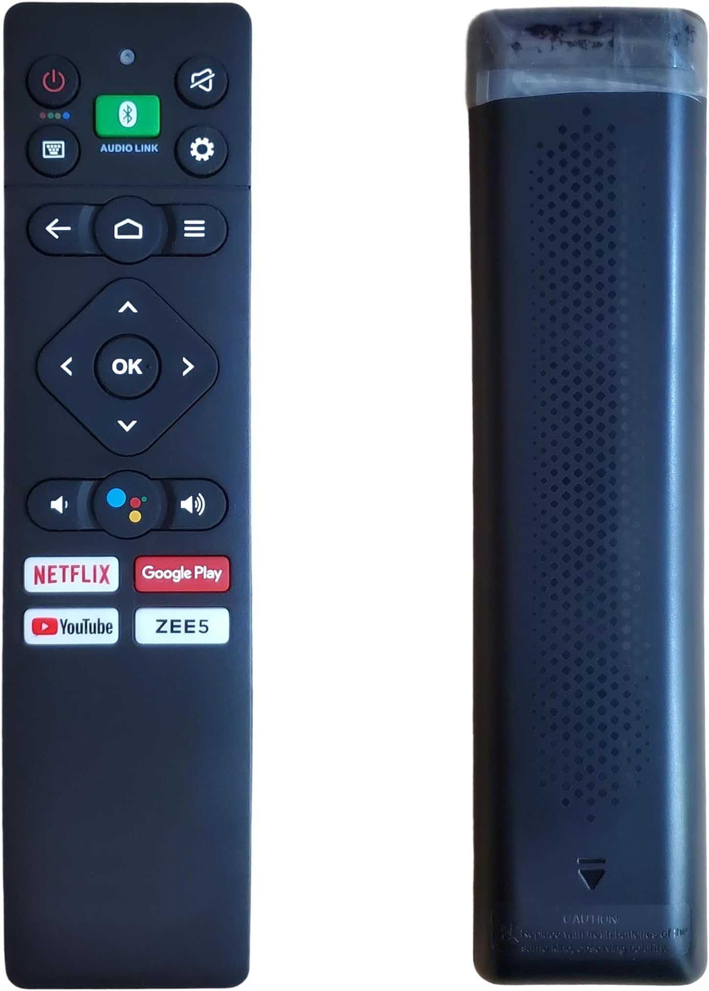 TECVITY Bluetooth Voice Function Remote with Replacement for Panasonic and Sanyo Smart LED TV Remotes (Pairing is Must)