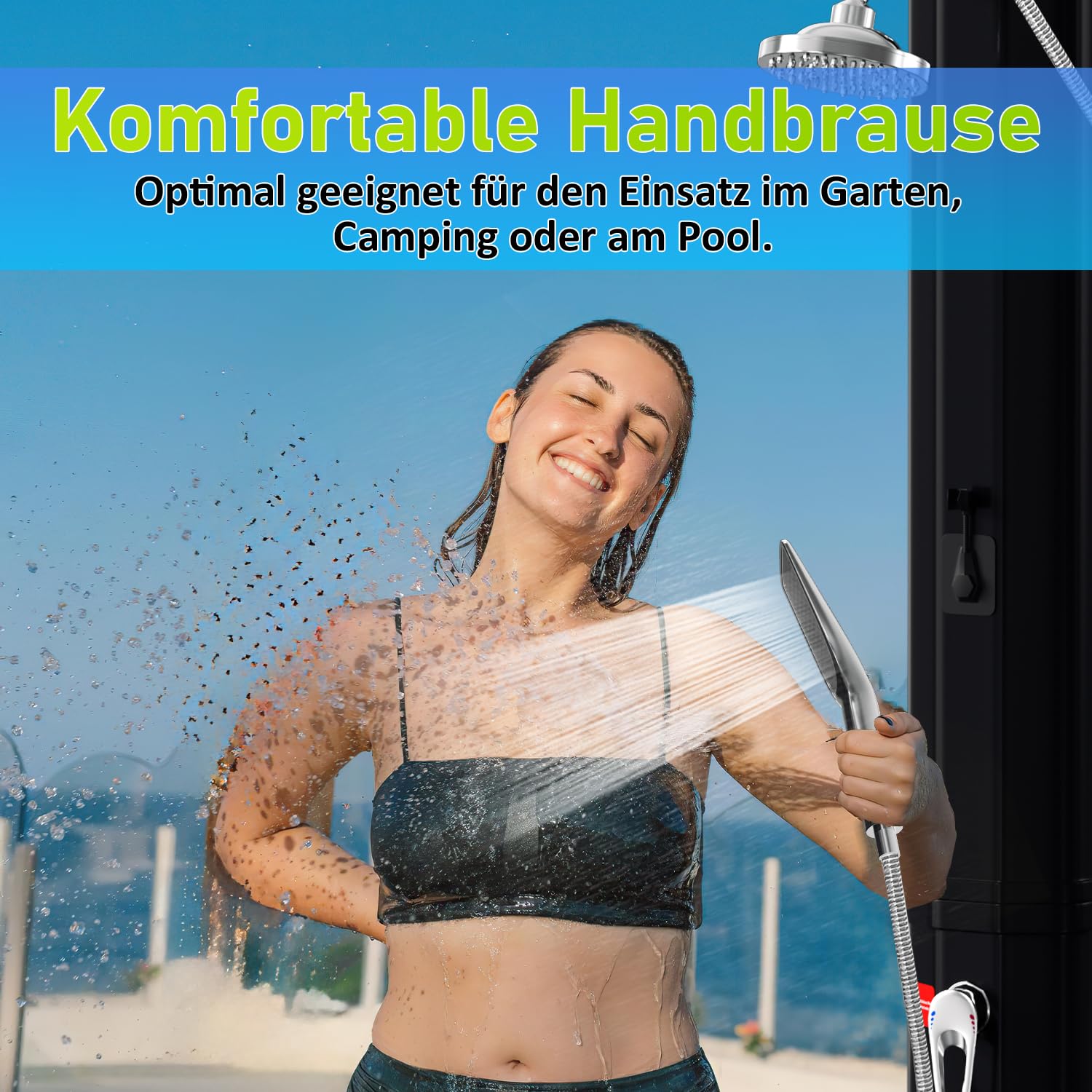 Solar zwembad buitendouche 35 liter - Buitendouches