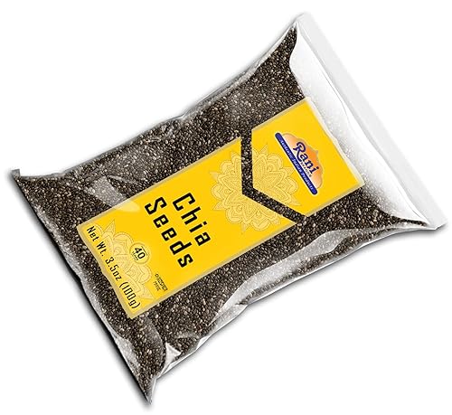 Miniatura 9 de Rani - Semillas de chía de 3.5 oz (100 g)  Todas las naturales  Veganas  Apto para gluten  Sin OMG  Kosher  Origen indio