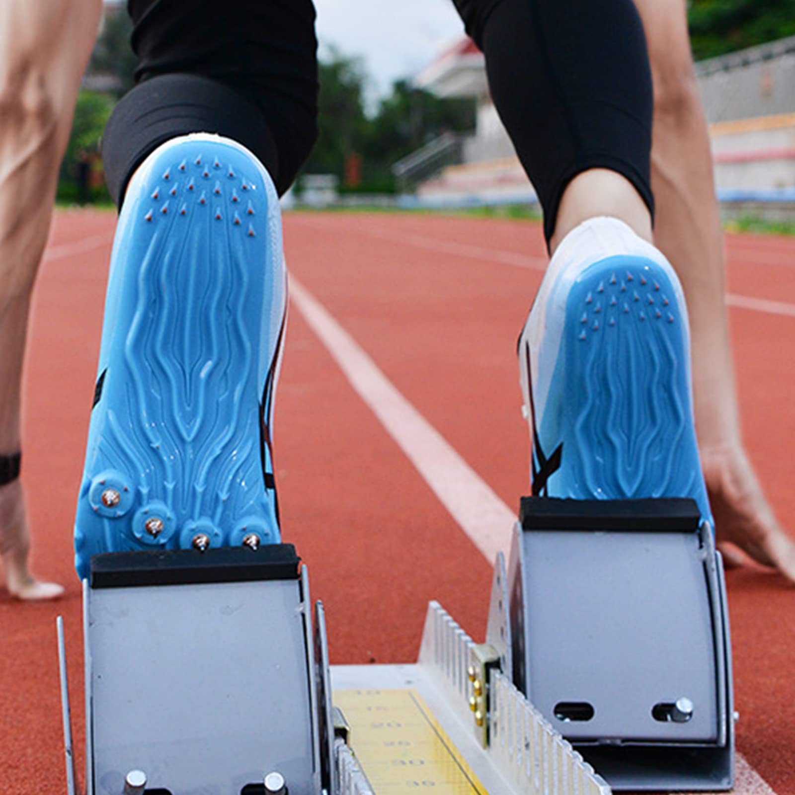 SDEQA Chaussures D'athlétisme pour Femmes avec des Pointes Baskets Sprint Jumping Racing Entraînement De Course Léger Respirant