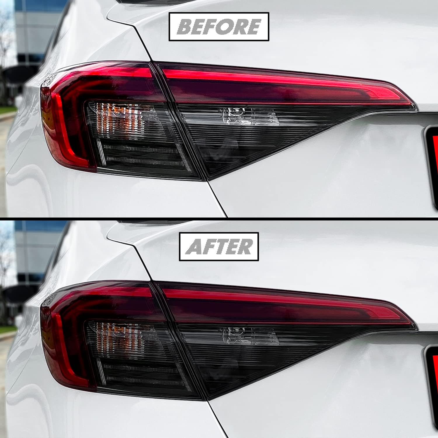 SlickMod PreCut Vinyl Smoke Tint For 20222023 Honda Civic Sedan Tail