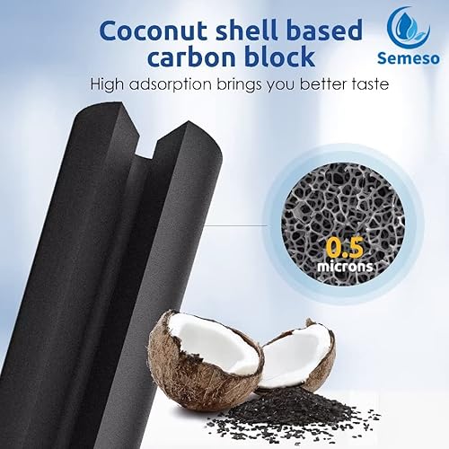 Miniatura 2 de ULRAWF - Tapa de repuesto para agua pura de fuente ultra pura, 2 paquetes (blanco)