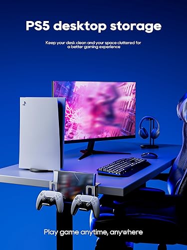 Miniatura 3 de NODOCA Almacenamiento de computadora portátil para escritorio, soporte vertical para computadora portátil, soporte vertical para MacBook, con