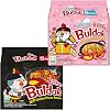 Buldak Noodles Hot Chicken Flavor Ramen 10 Pack - Ramen Instant NoodlesExcellent for Snack and Soups (Carbonara +Original)