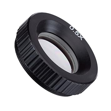 AmScope SH05 0.5X Barlow Lens for SH Widefield Stereo Microscopes