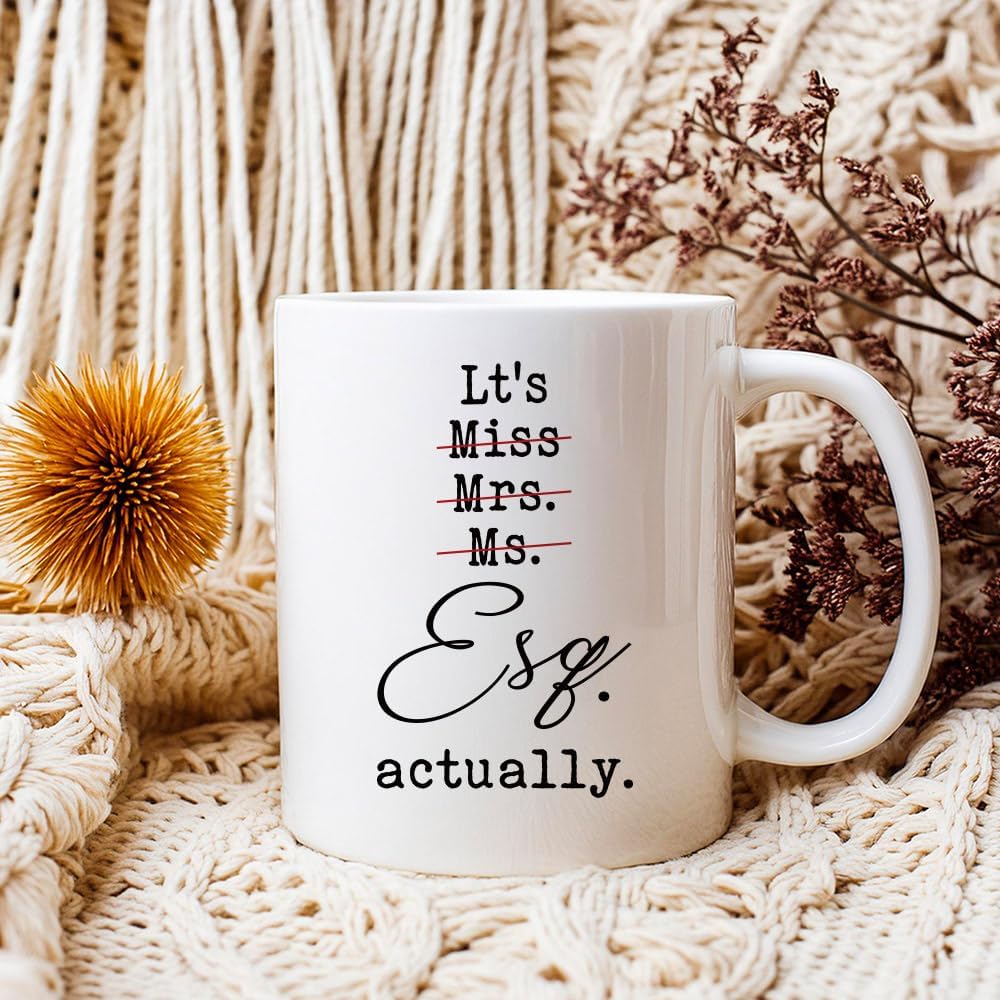 Allegedly Mug Lawyer Gifts for Women Men - Law School Graduation Gift, Unique Birthday Christmas Gift for Future Lawyer, Law Student Graduation, Attorney, Paralegal, Passing The Bar Exam Gift-54 - Image 7