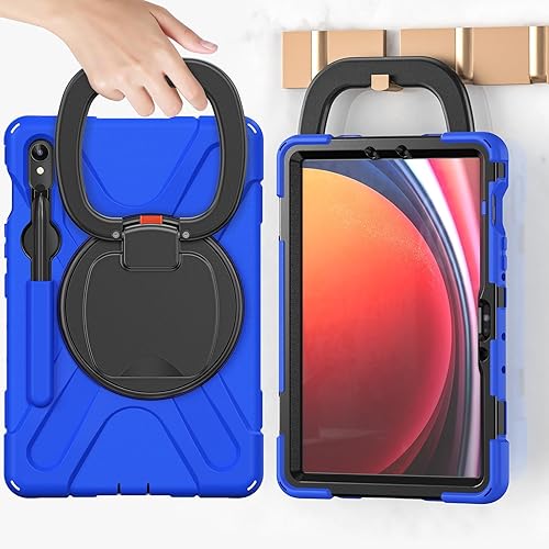 Miniatura 110 de Funda resistente para Galaxy Tab S10 Ultra 2024/S9 Ultra 2023/S8 Ultra 2022, funda híbrida resistente con soporte para bolígrafo S, funda a prueba