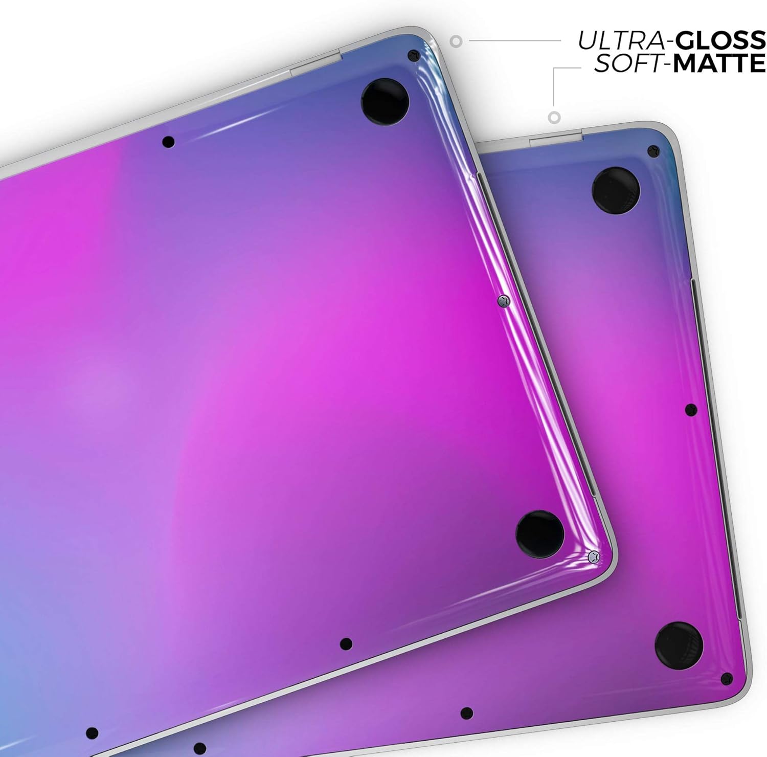 DesignSkinz - Compatible with MacBook Air 13" (A1466/A1369) - Skin Decal Protective Scratch Resistant Vinyl Wrap - Neon Holographic V1