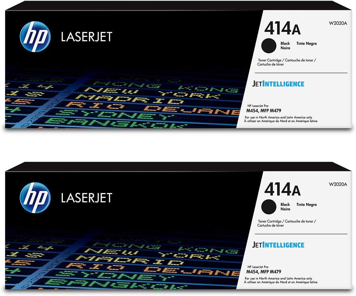 HP 414A | W2020A | Toner Cartridge | Black - 2 Pack