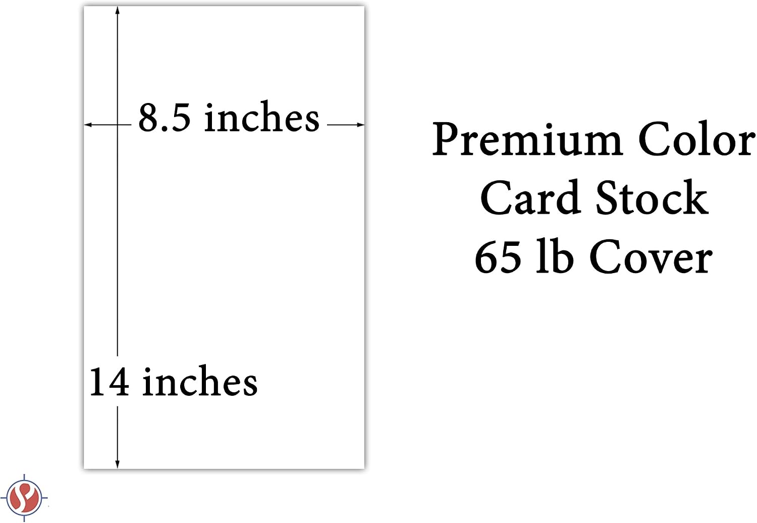 Premium Color Card Stock Paper | 250 Per Pack | Superior Thick 65-lb Cardstock, Perfect for School Supplies, Holiday Crafting, Arts and Crafts | Acid & Lignin Free | Sunburst Yellow | 8.5 x 14