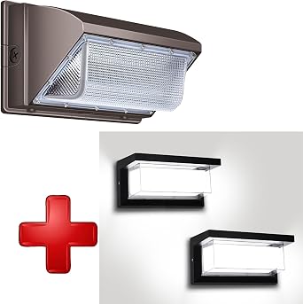 120W LED الجدار حزمة 5000 K و 18 W الشرفة الخفيفة في الهواء الطلق 6000 K
