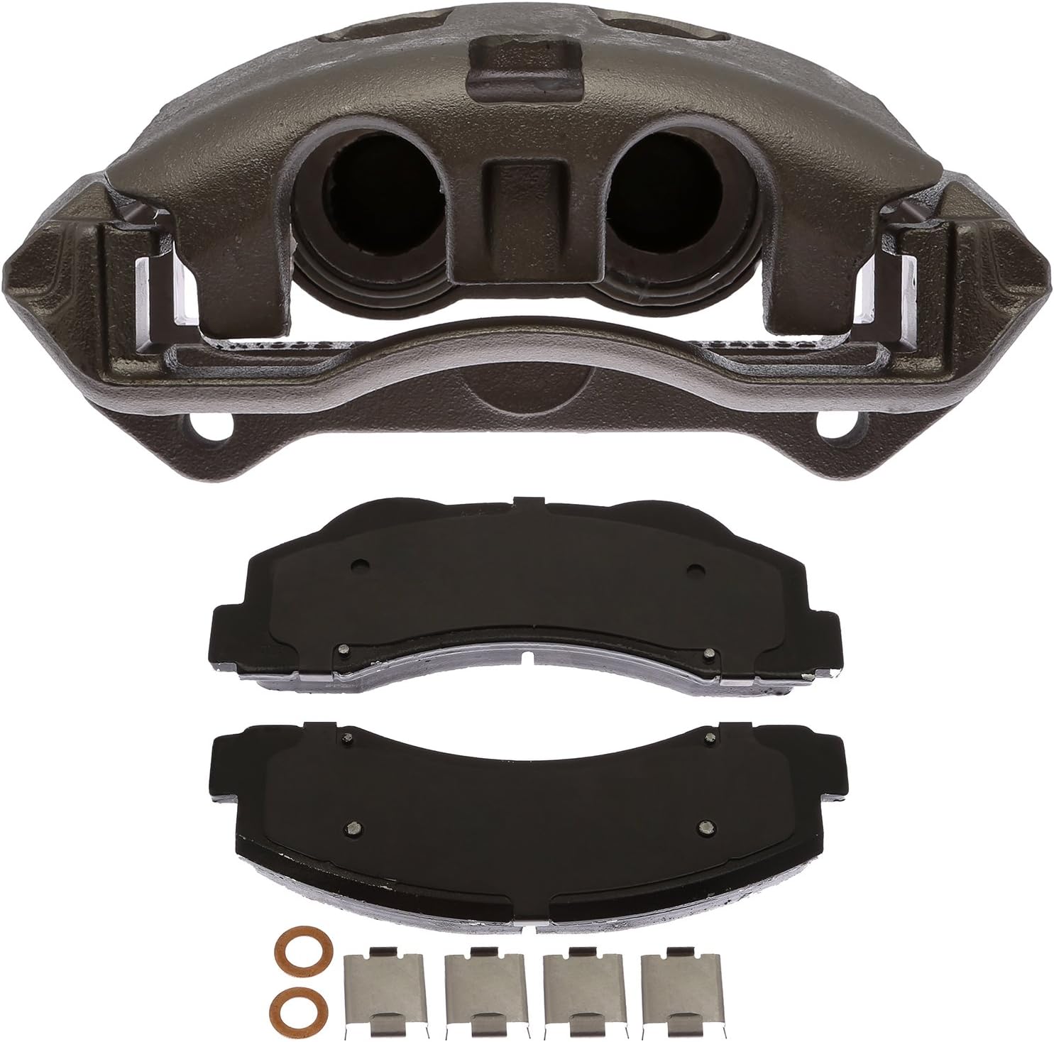 ACDelco Professional 18R12615 (19336923) Front Passenger Side Disc Brake Caliper Assembly (Loaded Non-Coated)