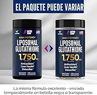 Vista 8 de Suplemento de Glutatión Liposomal 1000MG + 750MG - Glutatión Liposomal con VIT C + Complejo Antioxidante de Fosfolípidos - Suplemento