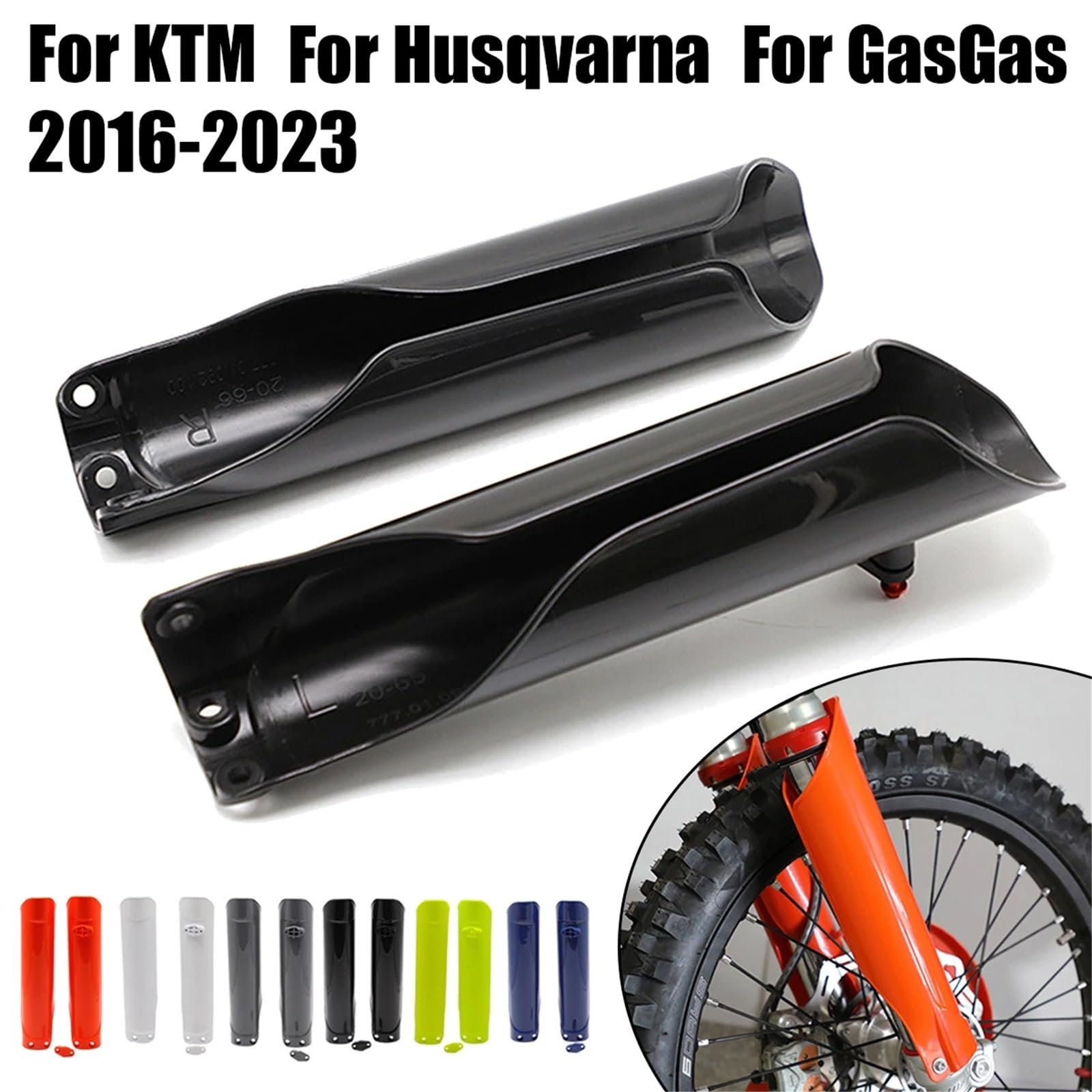 Protezione Ammortizzatore KTM Nera Polisport, Per SX/SXF 2016-2021 E EXC/EXCF 2017-2021
