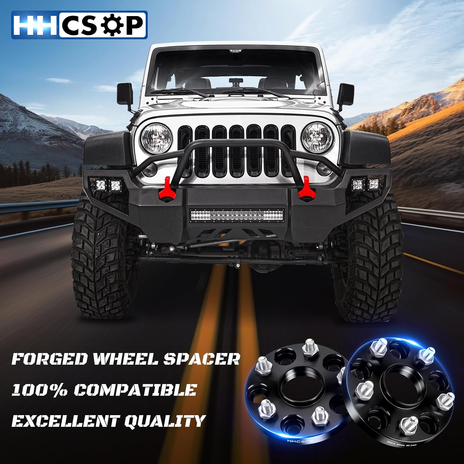 5x4.5 Wheel Spacers, 20mm 5 Lug Hub Centric Wheel Spacers for Toyota Camry Highlander RAV4, ES350, RX350, ES330, RX330, GS, TC, XB, 5x114.3 Wheel Adapters with M12x1.5 Studs 60.1mm Hub Bore, 2PCS