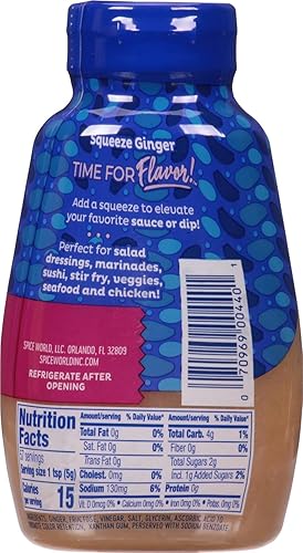 Miniatura 3 de Spice World Jengibre molido premium exprimible, 10 onzas (paquete de 2)
