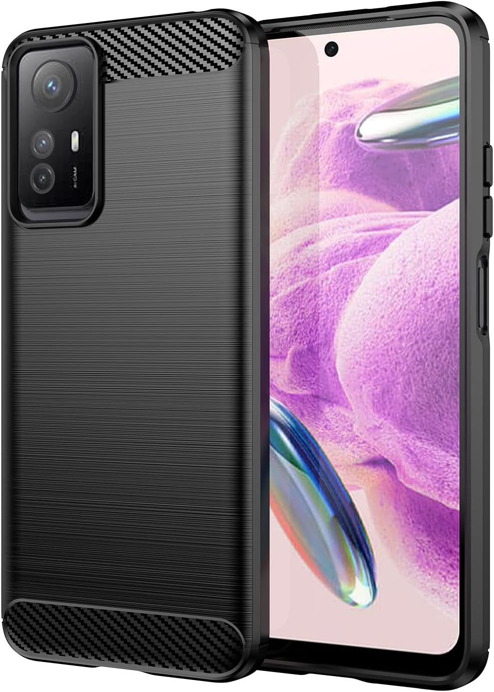 BRAINS Cover Per Xiaomi Redmi Note 11S 4G E Note 11 4G (6.43) - Custodia In Silicone TPU Trasparente Con Disegno - Antiurto E Compatibile Ricarica Wireless - Modello A069 - 2