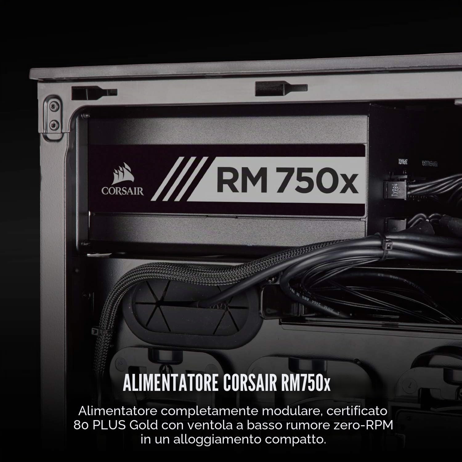 Corsair RM750x 750W ATX Nero alimentatore per computer