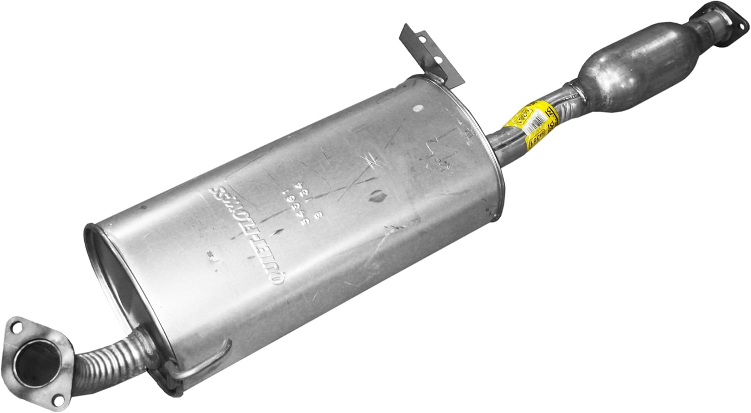 Walker Quiet-Flow SS 54361 Direct Fit Exhaust Muffler Assembly 2" Inlet (OD) 2" Outlet (OD) for Isuzu Trooper