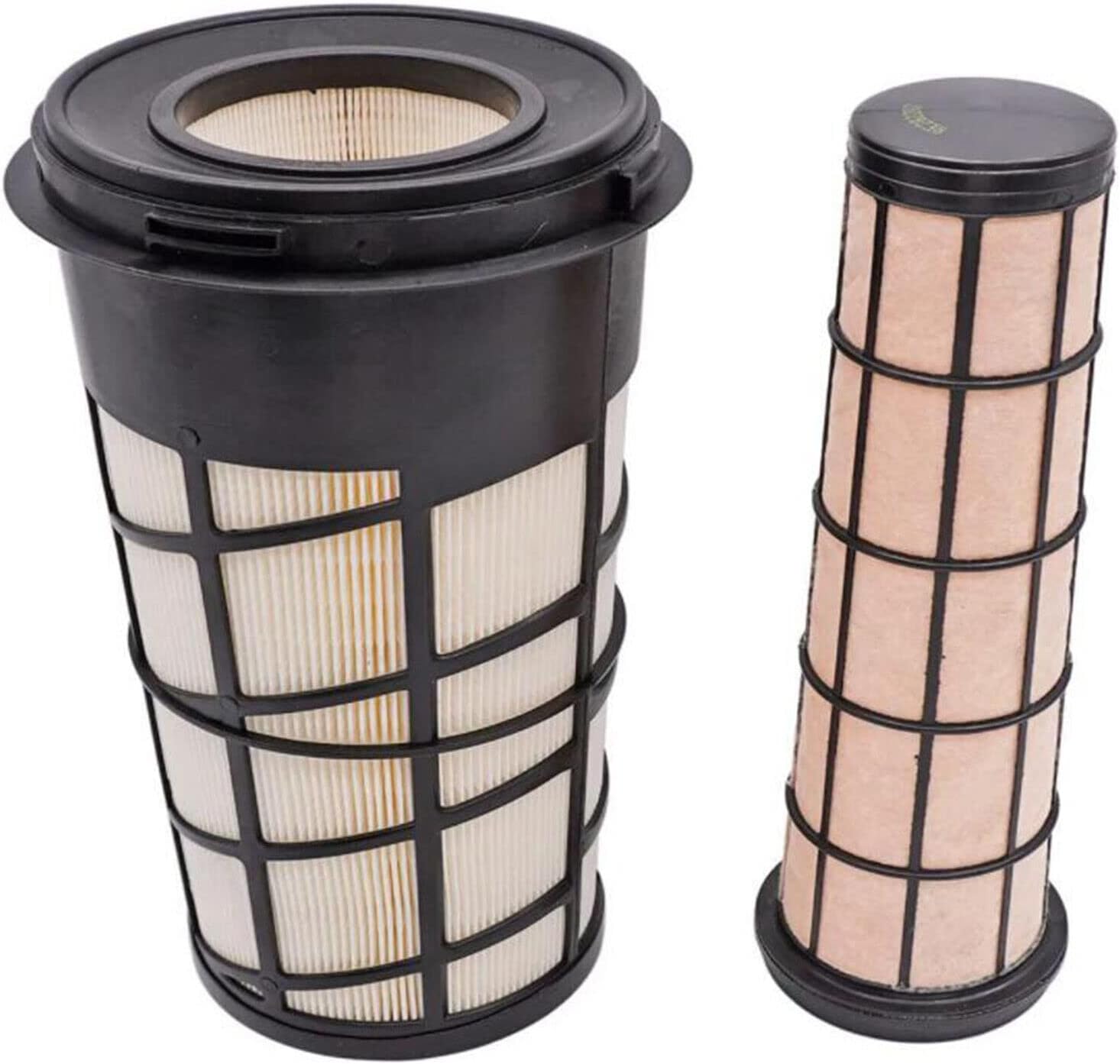 Solarhome Inner & Outer Air Filter Kit RE282287 RE282286 Compatible with JD 318D 319D 320D 323D 5045D 5045E 5050E 5055E 5060E 5065E 5075E 5075EF 5055E