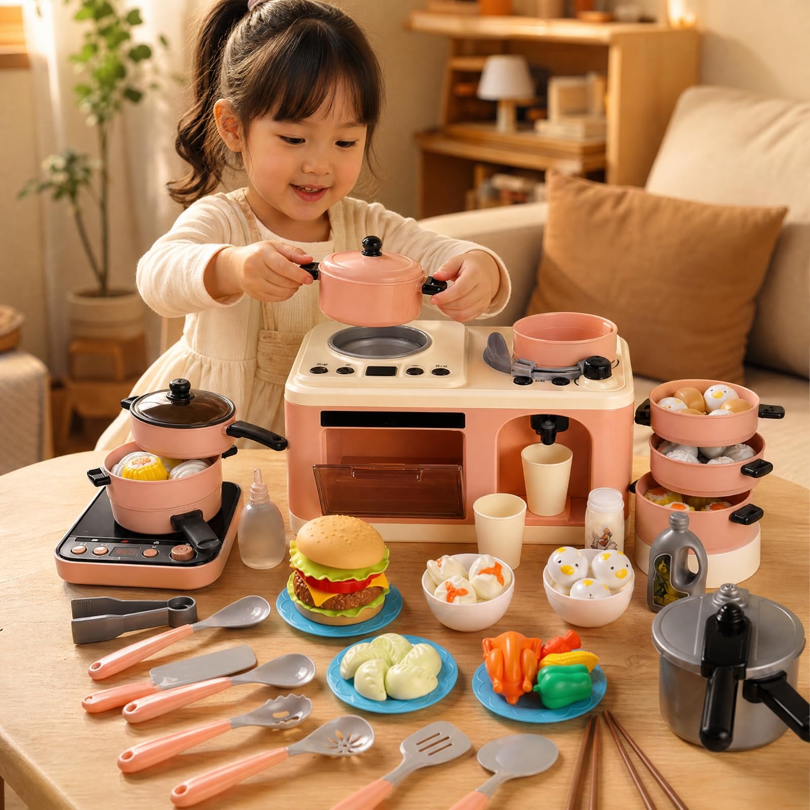 Set Giocattolo con Accessori Educativo per Apprendimento Precoce, Verde