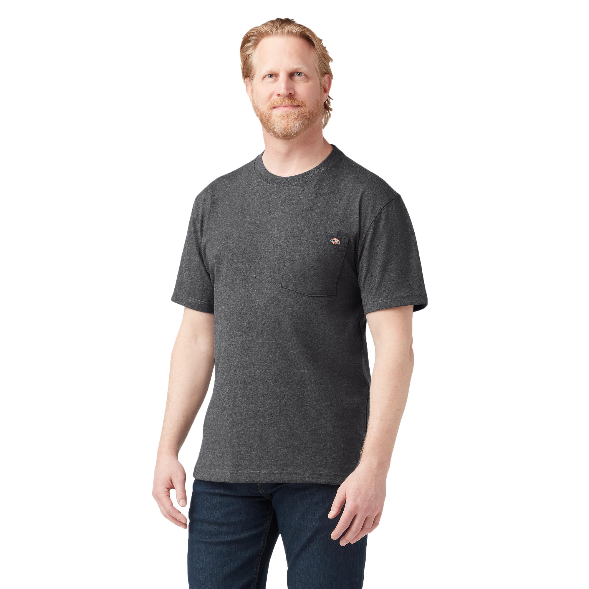 Dickies Men's Short Sleeve Heavyweight Crew Neck