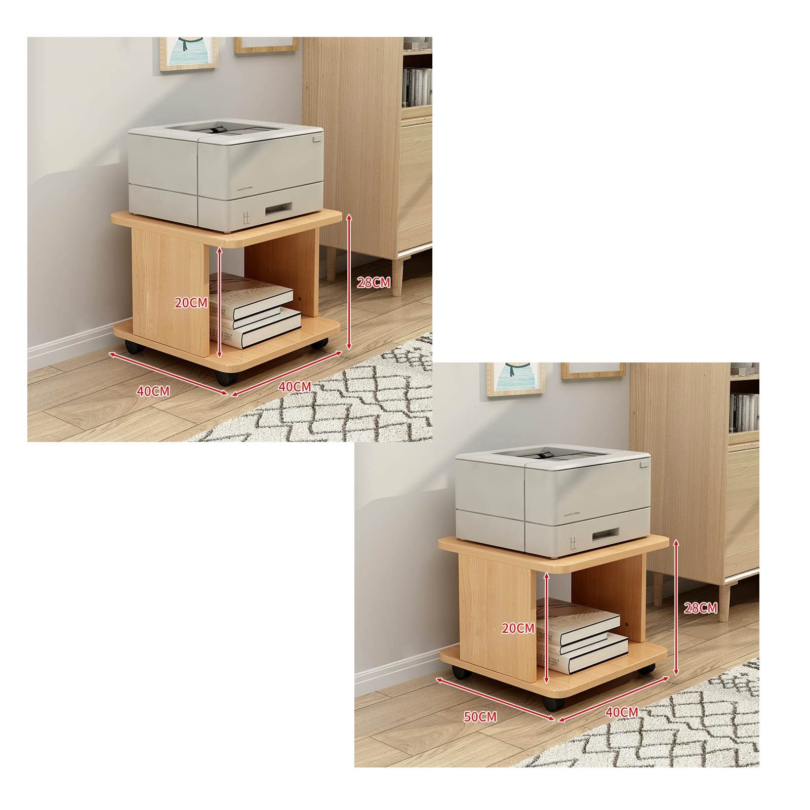 Soporte Para Impresora WYYAF Estante Exquisito de Pared de Rejilla, Estante de Almacenamiento para Colgar en la Pared de Sala de Estar Creativa Simple de Hierro Forjado, Colgante Decorativo (Colo