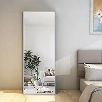 Vista 92 de NeuType Espejo arqueado de longitud completa, 71 x 32 pulgadas, espejo grande de cuerpo completo con marco de metal de aluminio, protección contra