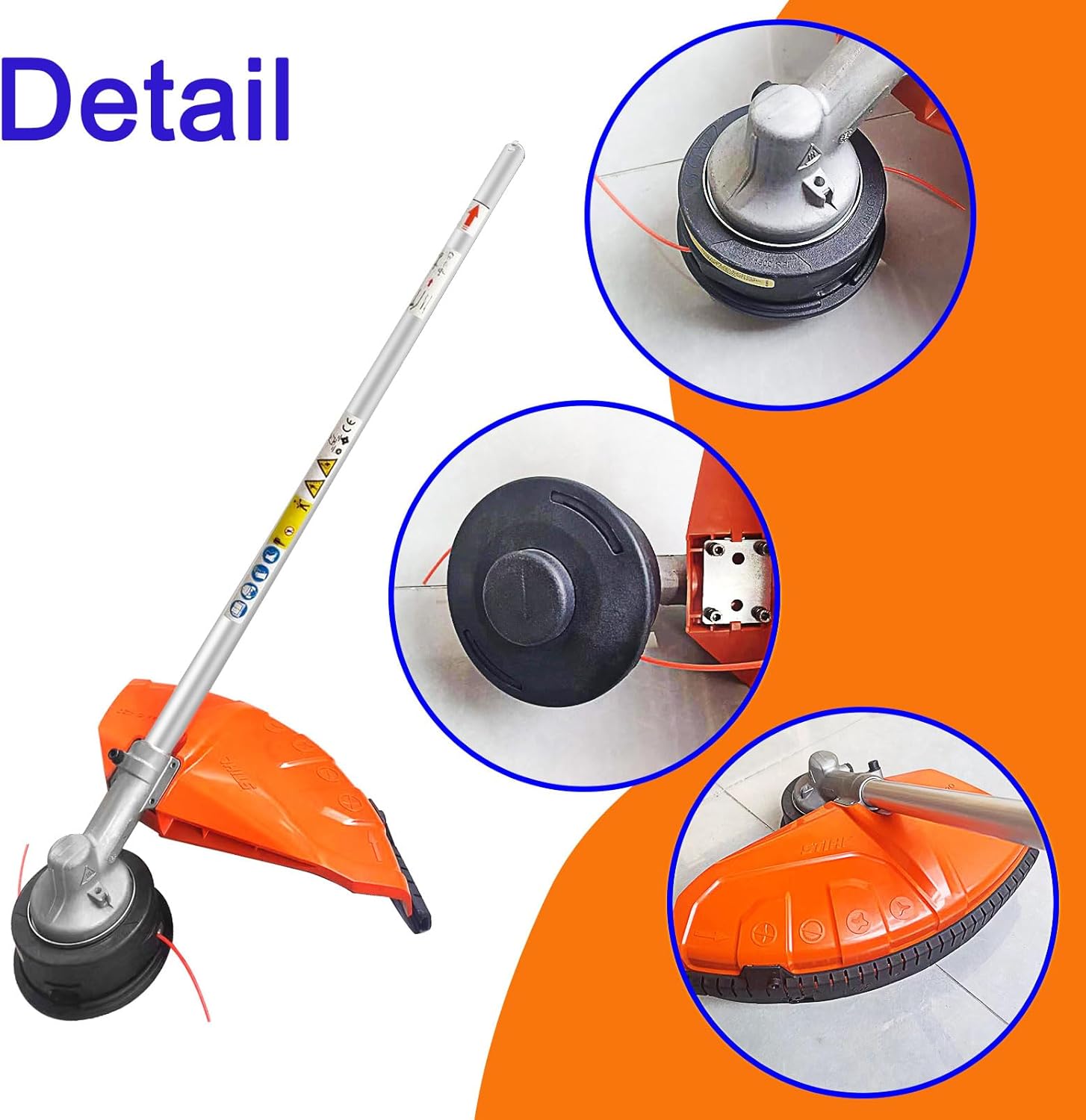Combo brushcutter Attachment Compatible with KM 55 RC-E KM 56 RC-E KM85 R KM 94 RC-E KM 111R Brush Cutters 41802000687