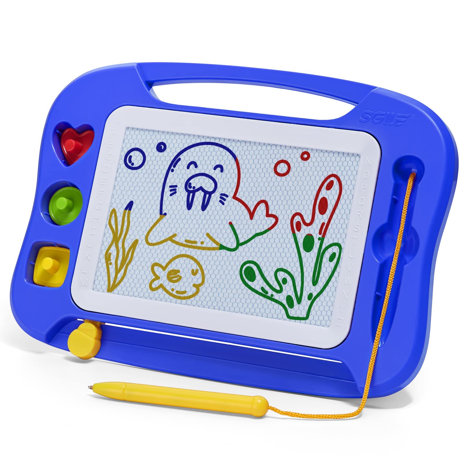 Amazon.com: SGILE Drawing Board for Kids Light Blue : Toys