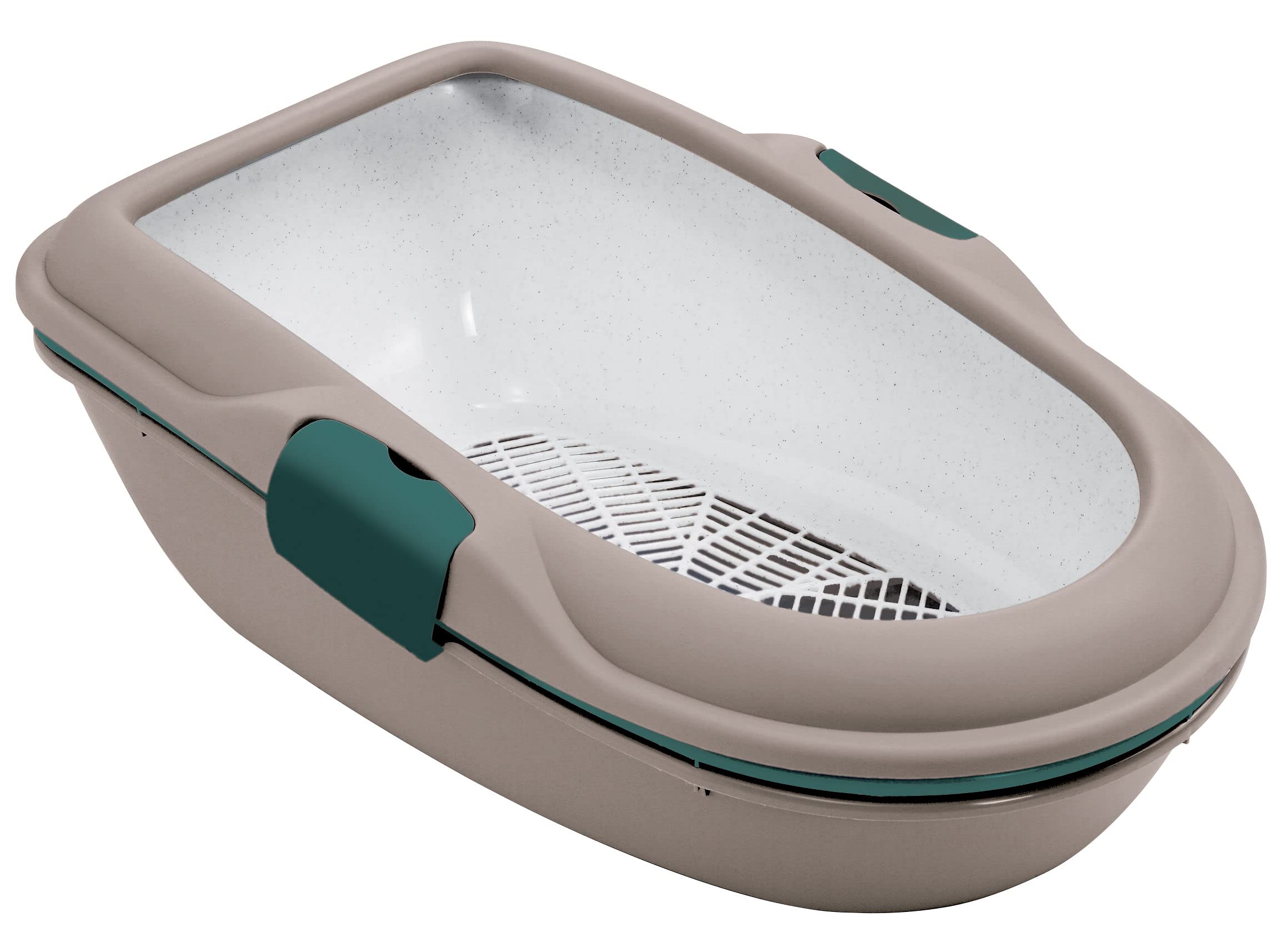 Stefanplast Furba - Lettiera per Gatti con Filtro per la Pulizia, 59 x 39 x 22 cm