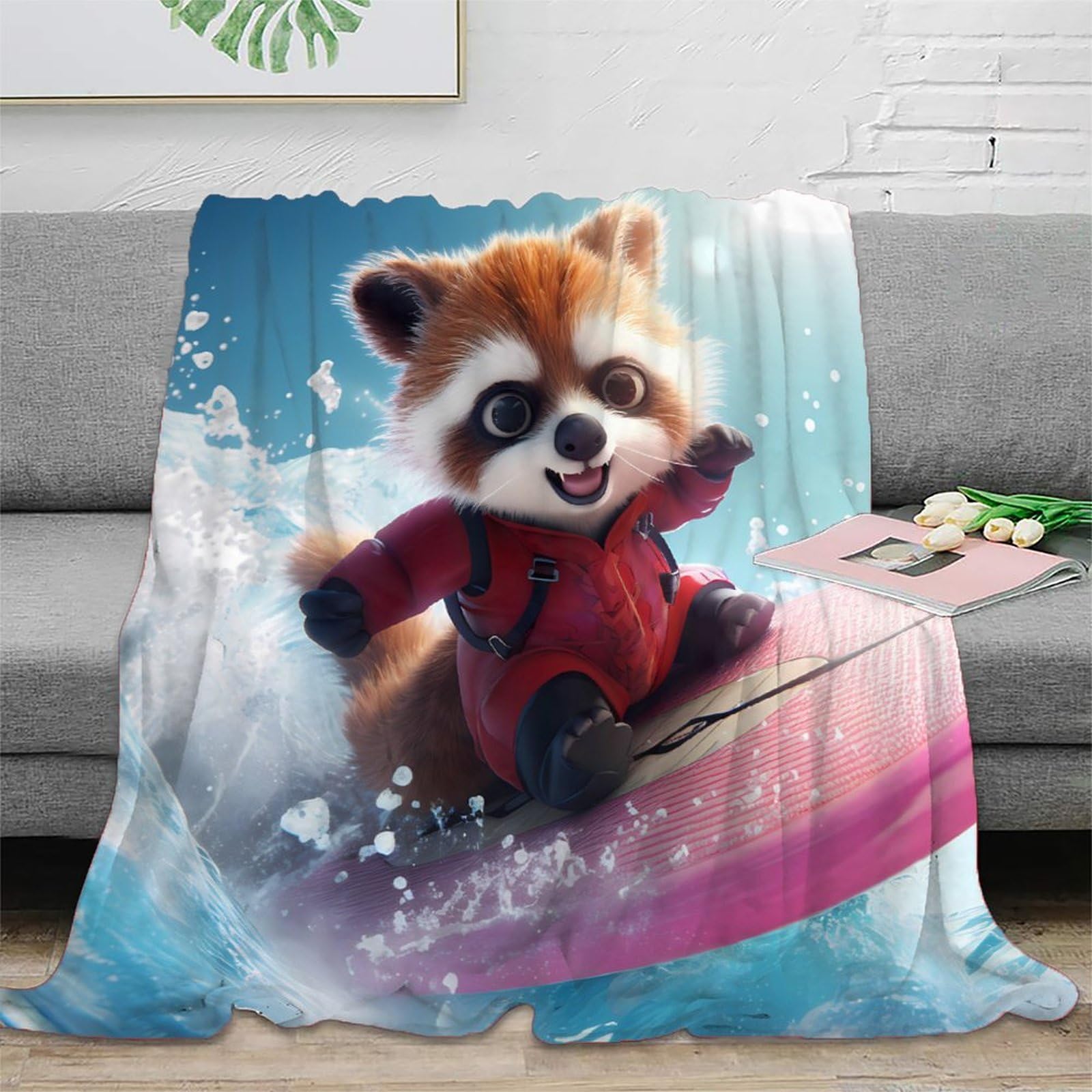 Couverture plaid douillet pour enfants et couples idéal pour soirées cinéma