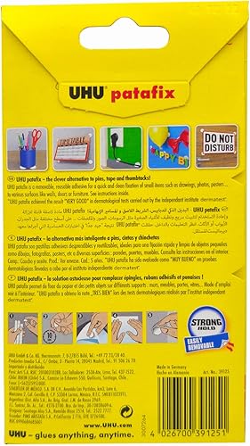 Miniatura 4 de UHU 3-39192 - Almohadilla adhesiva, color blanco (paquete de 80)