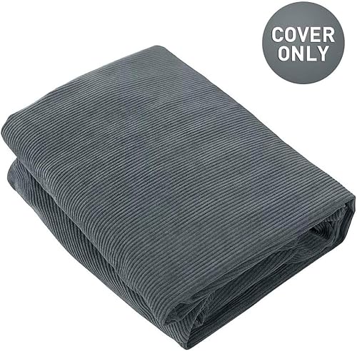 Miniatura 215 de Nobildonna - Funda para silla de puf (relleno sin relleno) de nido de pájaro para niños y adultos. Puf extra grande para almacenamiento de animales