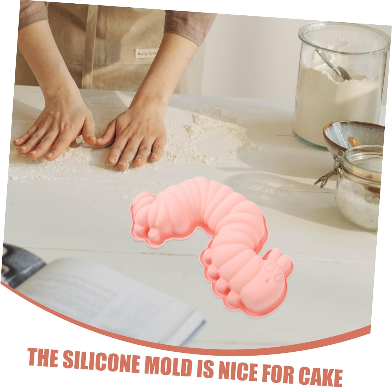 2pcs Silicone Molds for Baking Non-stick Chocolate Cake Dessert Moulds -grade Silicone for Cookies Pastries Candy