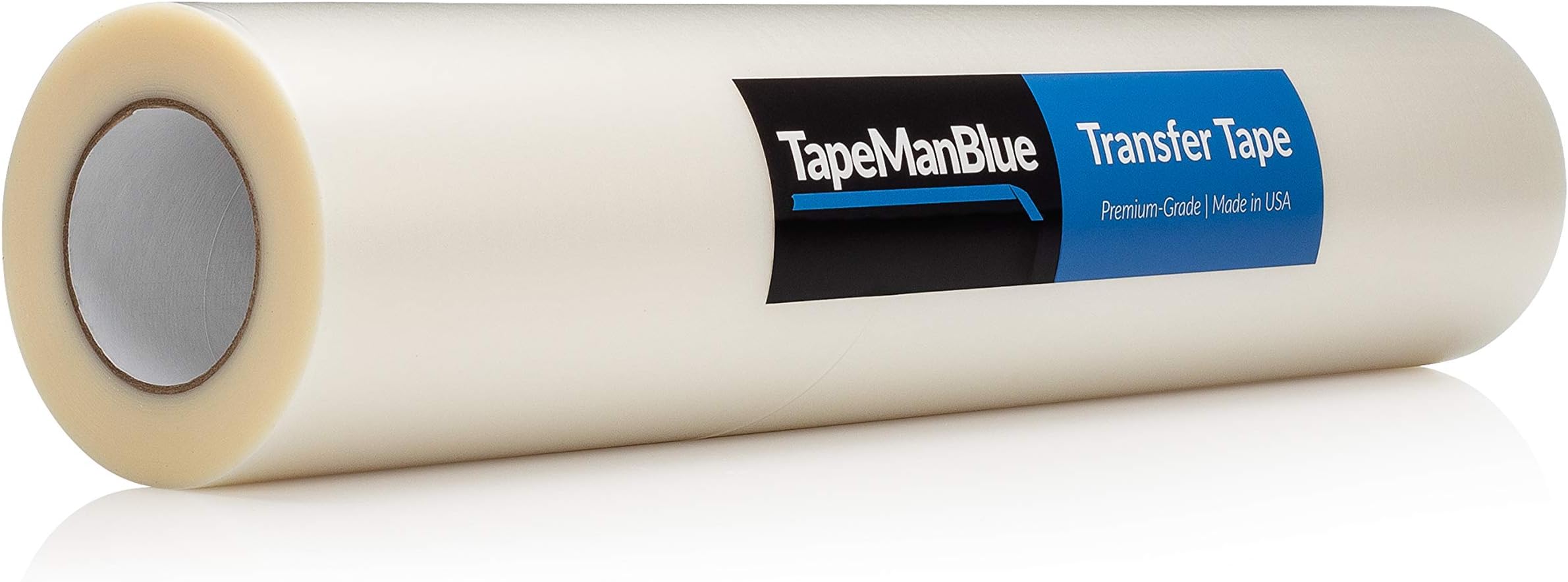 Transfer Tape for Vinyl, 24 inch x 100 Yards, Clear Film with Medium-High Tack Adhesive. American-Made Application Tape for Vinyl Graphics