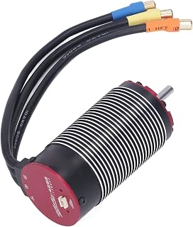 motor sem escova rc, estrutura destacável vermelho preto liga de alumínio de alta tenacidade aço de cobre 1780kv motor sem escova sem sensor rc para reparo