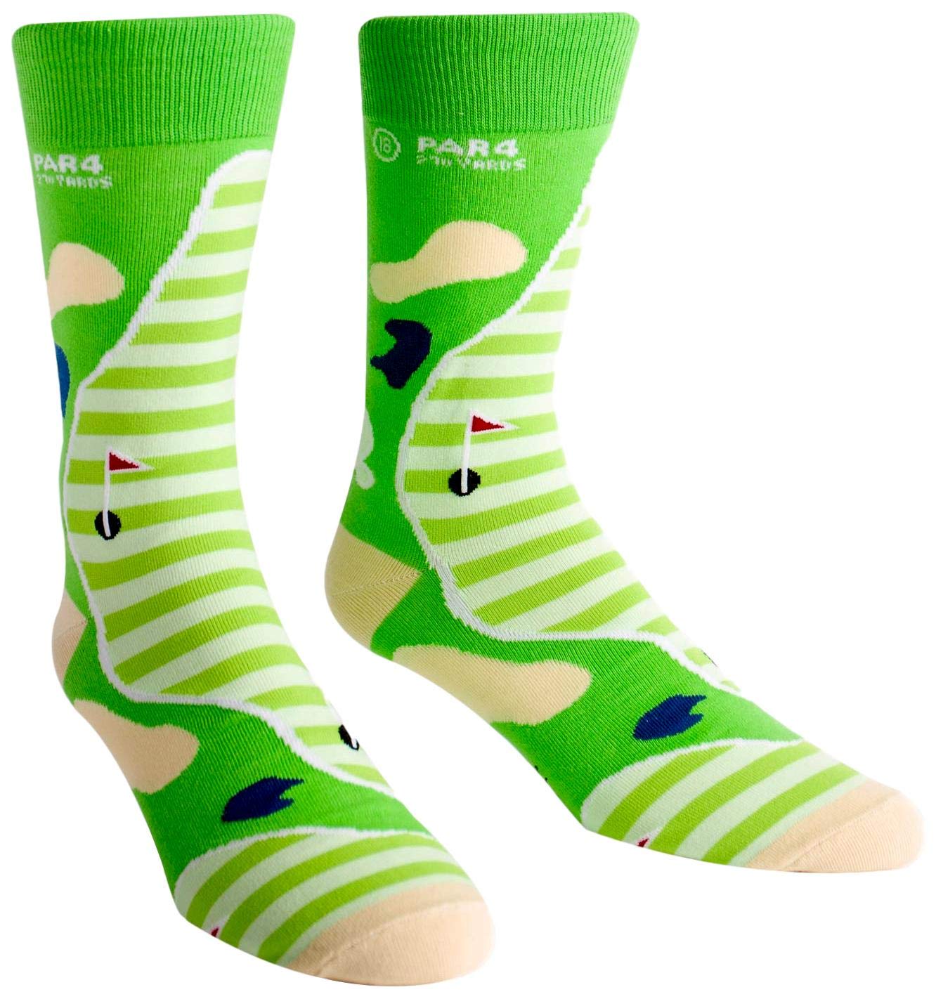 Sock It To Me, Men's Crew, Par 4 Golf Socks