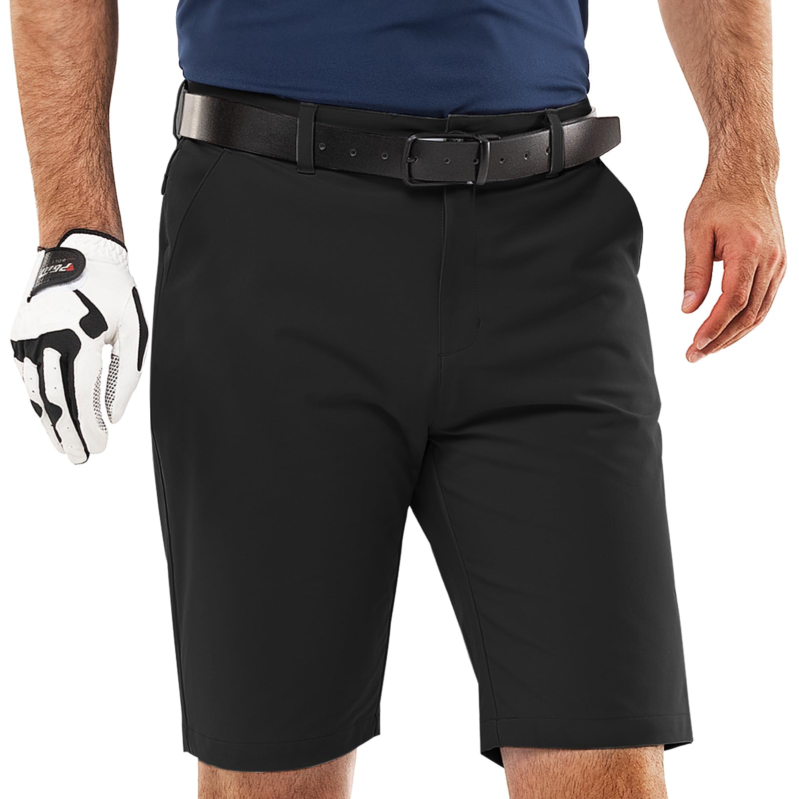 33,000ft Herren Golf Shorts UPF 50+ Stretch Shorts 10'' Bermuda Shorts Kurze Hose Dry Fit Causal Shorts Arbeitshort für Golfen Arbeiten