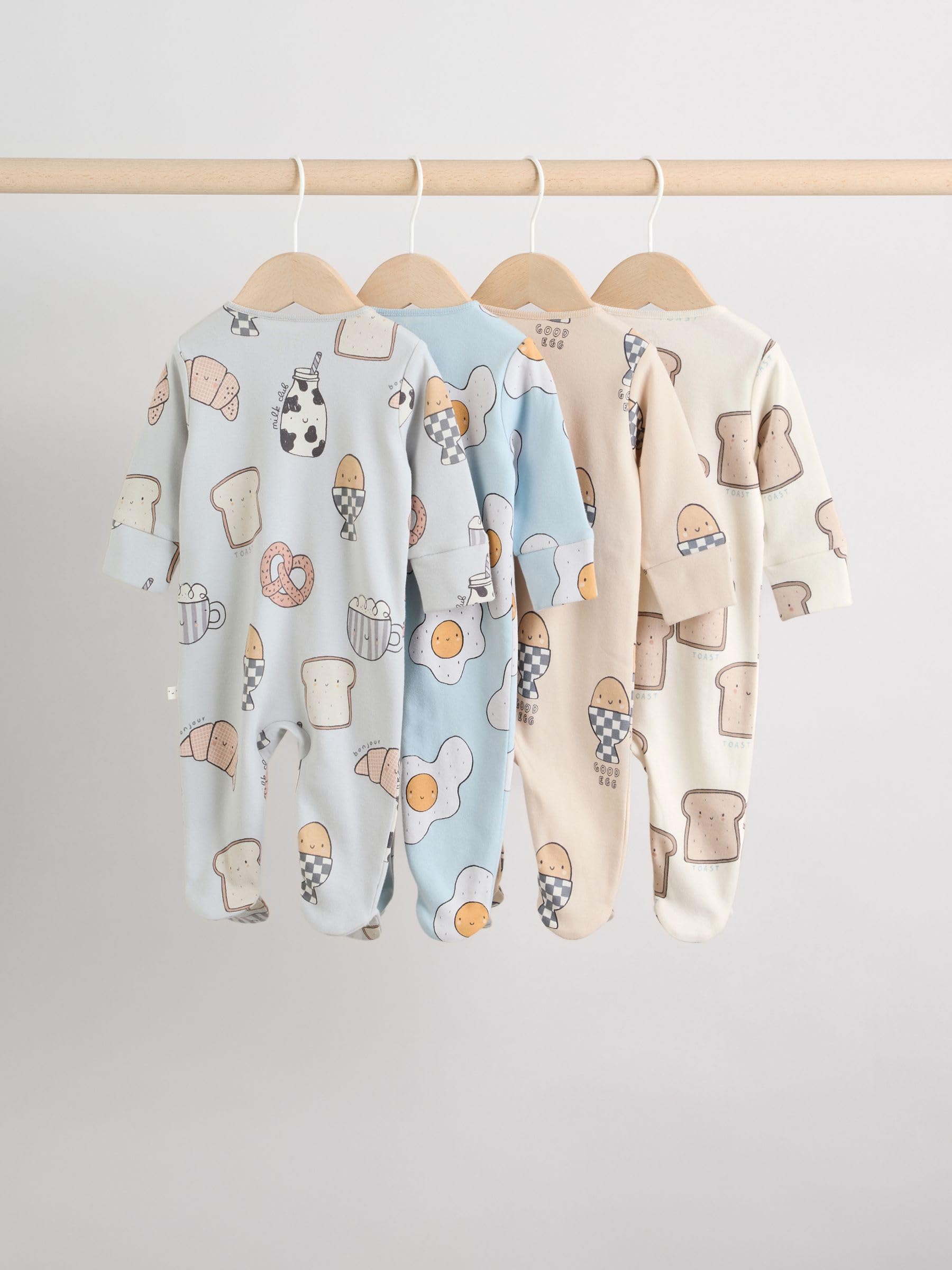 NEXT Bébé garçon Dors-Bien à Zip Double Sens Lot de 4