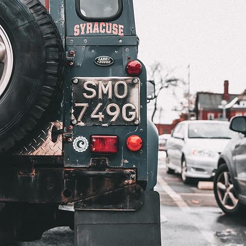 Miniatura 4 de BESULEN Kit de tornillos para matrícula de automóvil, 4 juegos de tapas de rosca antirrobo decorativas de bandera estadounidense, accesorios de