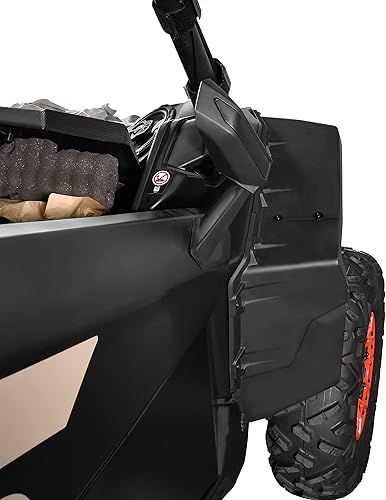 Miniatura 6 de SAUTVS Kit de guardabarros extendidos más anchos para Can-Am X3, tipo combinado XXL, aletas de barro delanteras, extensión de protectores de barro