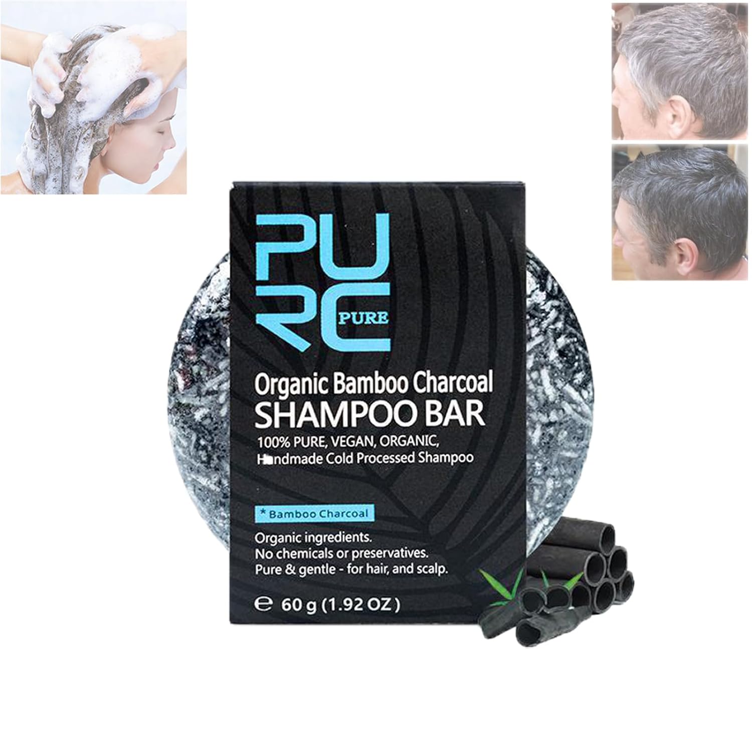 Sundaz Pure Gray Hair Reverse Bar, Purc Gray Hair