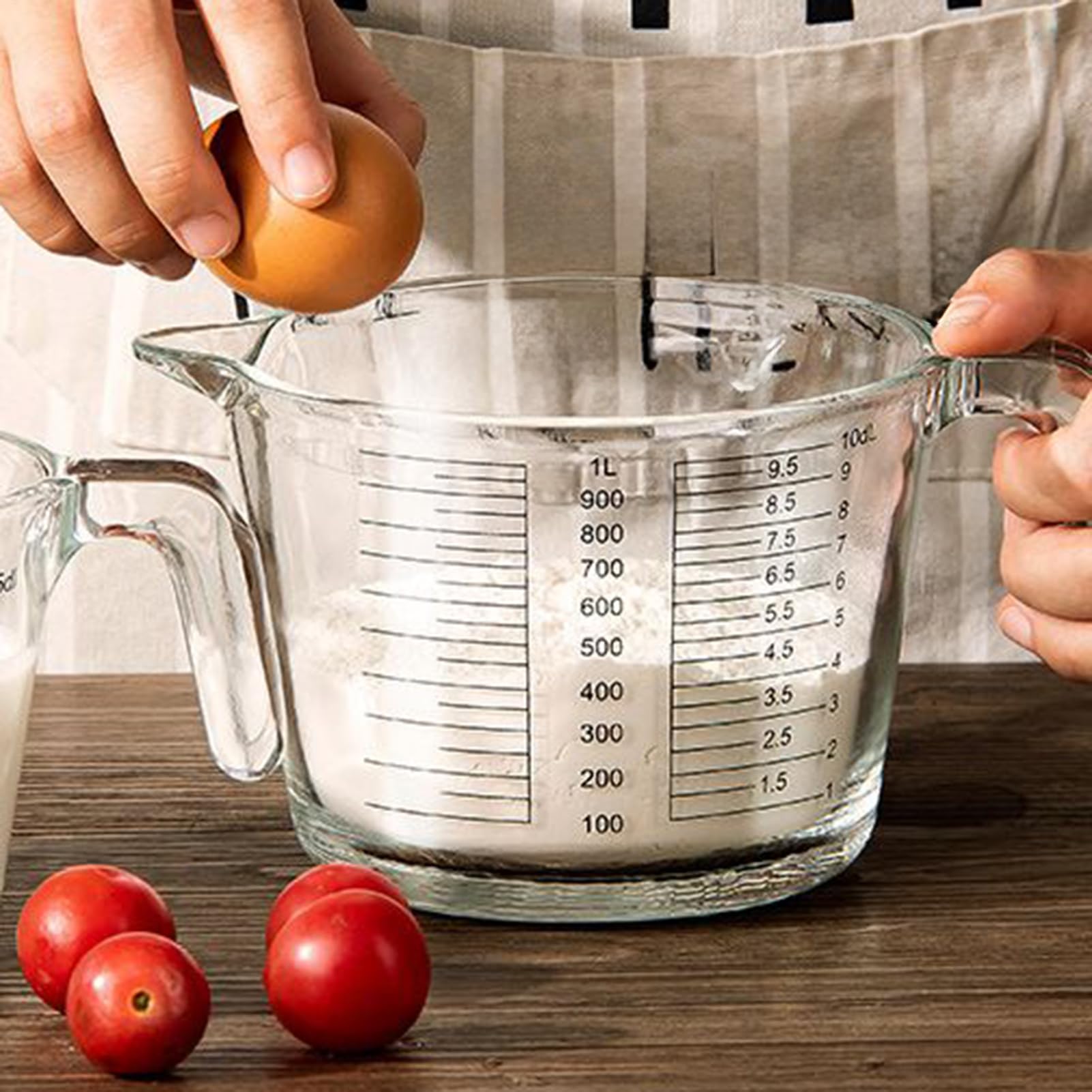 Tasses À Mesurer de Cuisine Verre Mesureur Gradué pour Pâtisserie avec