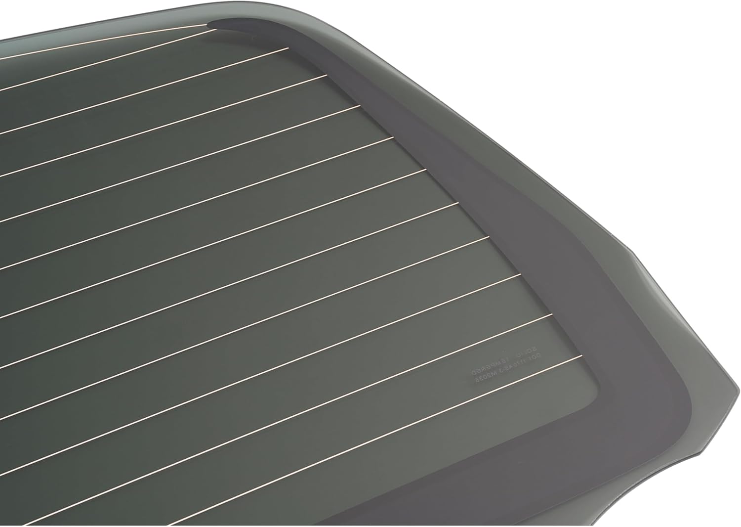 ALMULOO Rear Heated Window Glass Compatible with 2007-2021 Toyota Tundra 4 Door Crew Cab For Power Drop Down Style Dark Tempered Glass