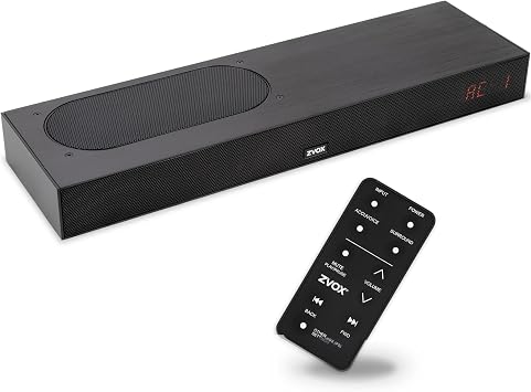 ZVOX AccuVoice AV835 Dialogue Clarifying Soundbar-20 Levels of Voice Boost
